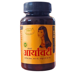Aarya Vati Ayurvedic Hair Care Tablets Bottle by Shri Pharma
