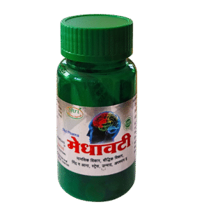 Medhavati Tablets Ayurvedic Brain Tonic Bottle by Shri Pharma